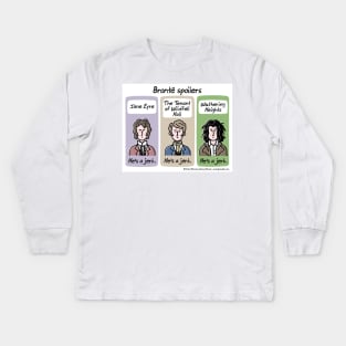 Bronte spoilers Kids Long Sleeve T-Shirt